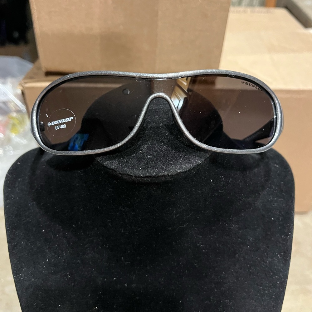 Dunlop Silver frame with Black lenses Sunglasses